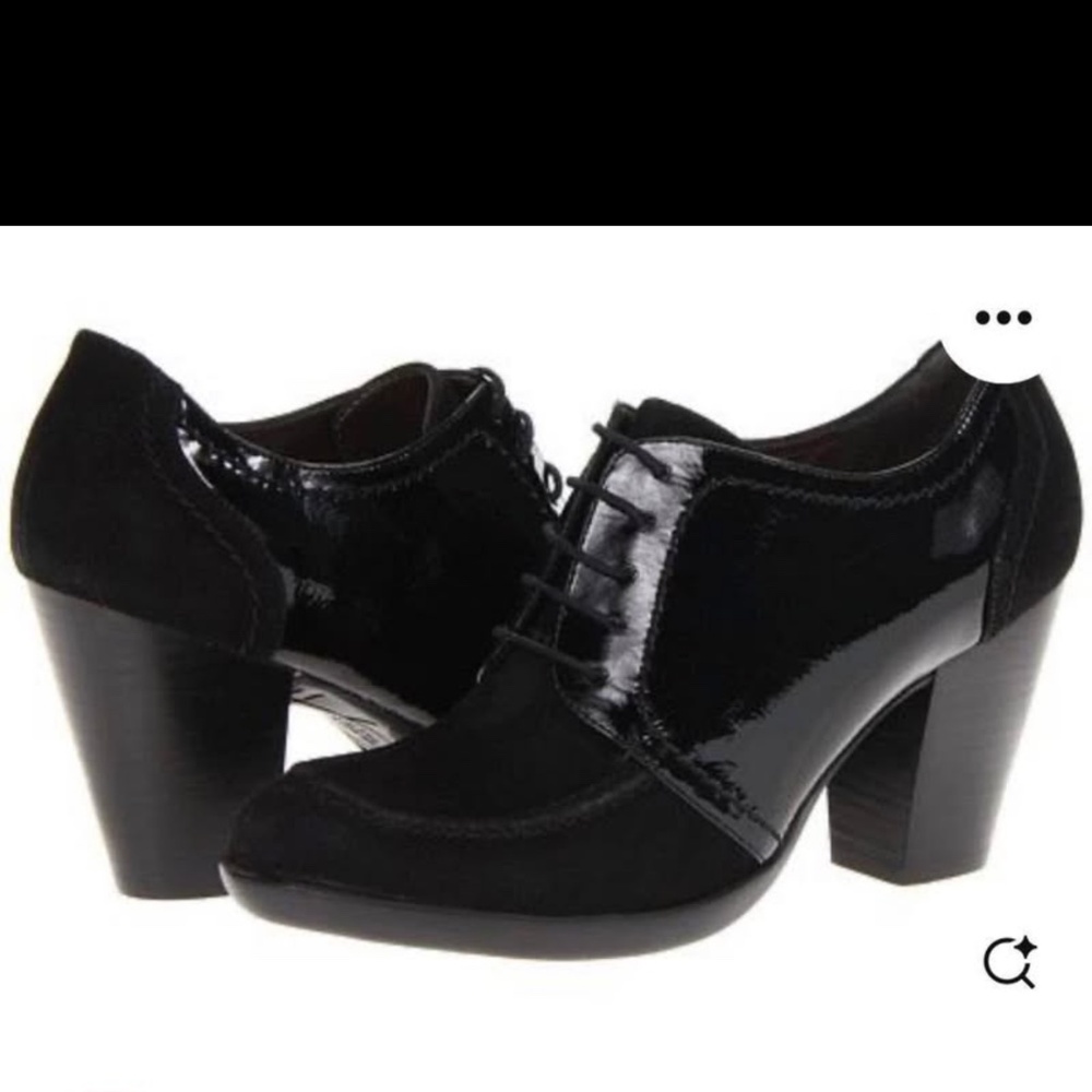 Kenneth Cole Reaction, “full of life”, heeled shoe